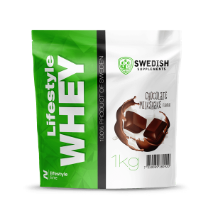Lifestyle Whey Chocolate Milkshake 1kg Swedish Supplements 